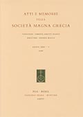 Atti e Memorie della Società Magna Grecia